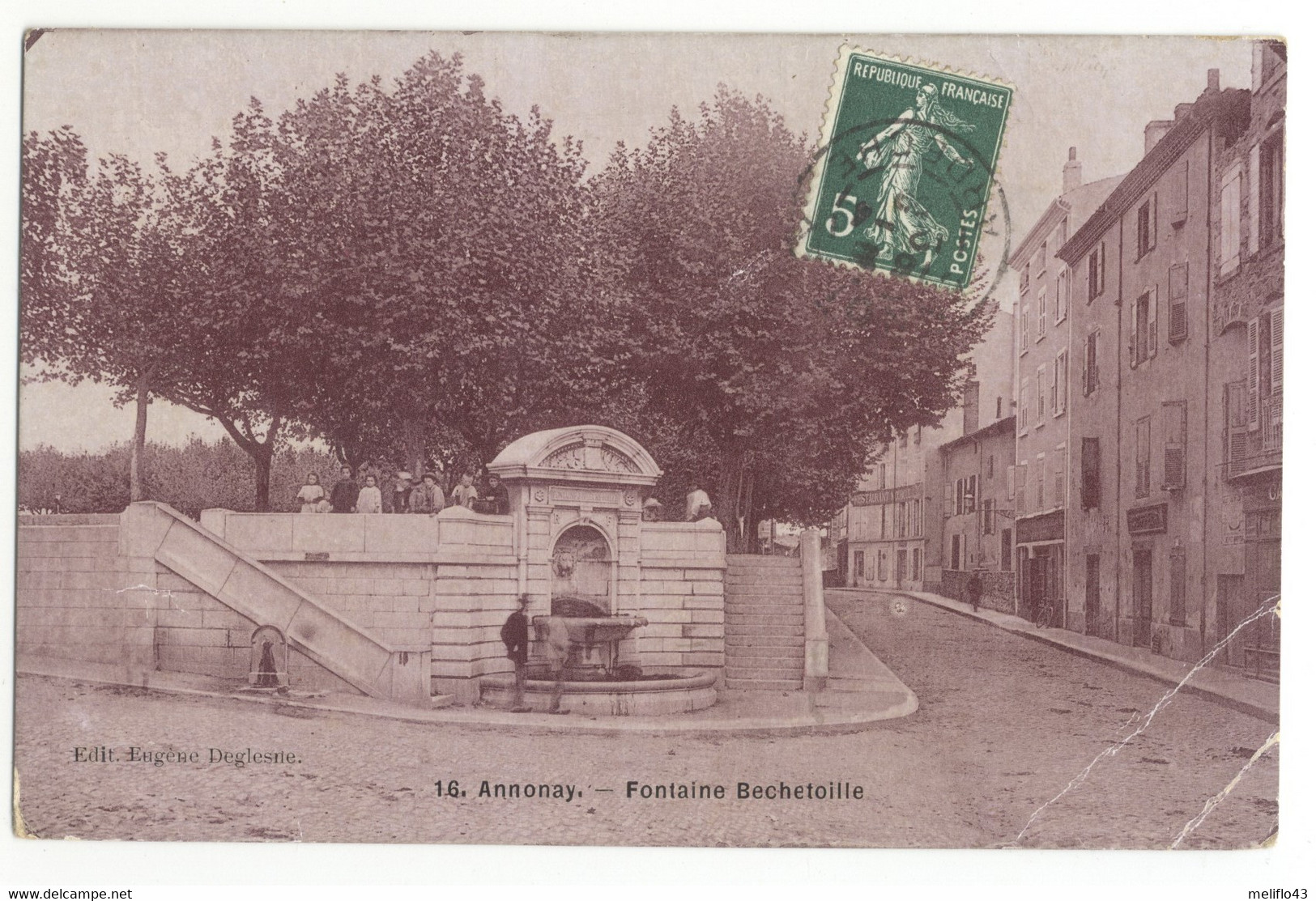 07/ CPA - Annonay - Fontaine Bechetoille - Annonay