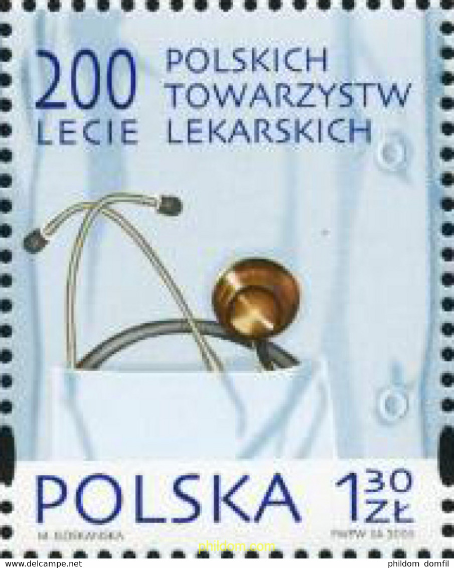 188634 MNH POLONIA 2005 200 ANIVERSARIO DE LA ASOCIACION DE MEDICOS - Ohne Zuordnung