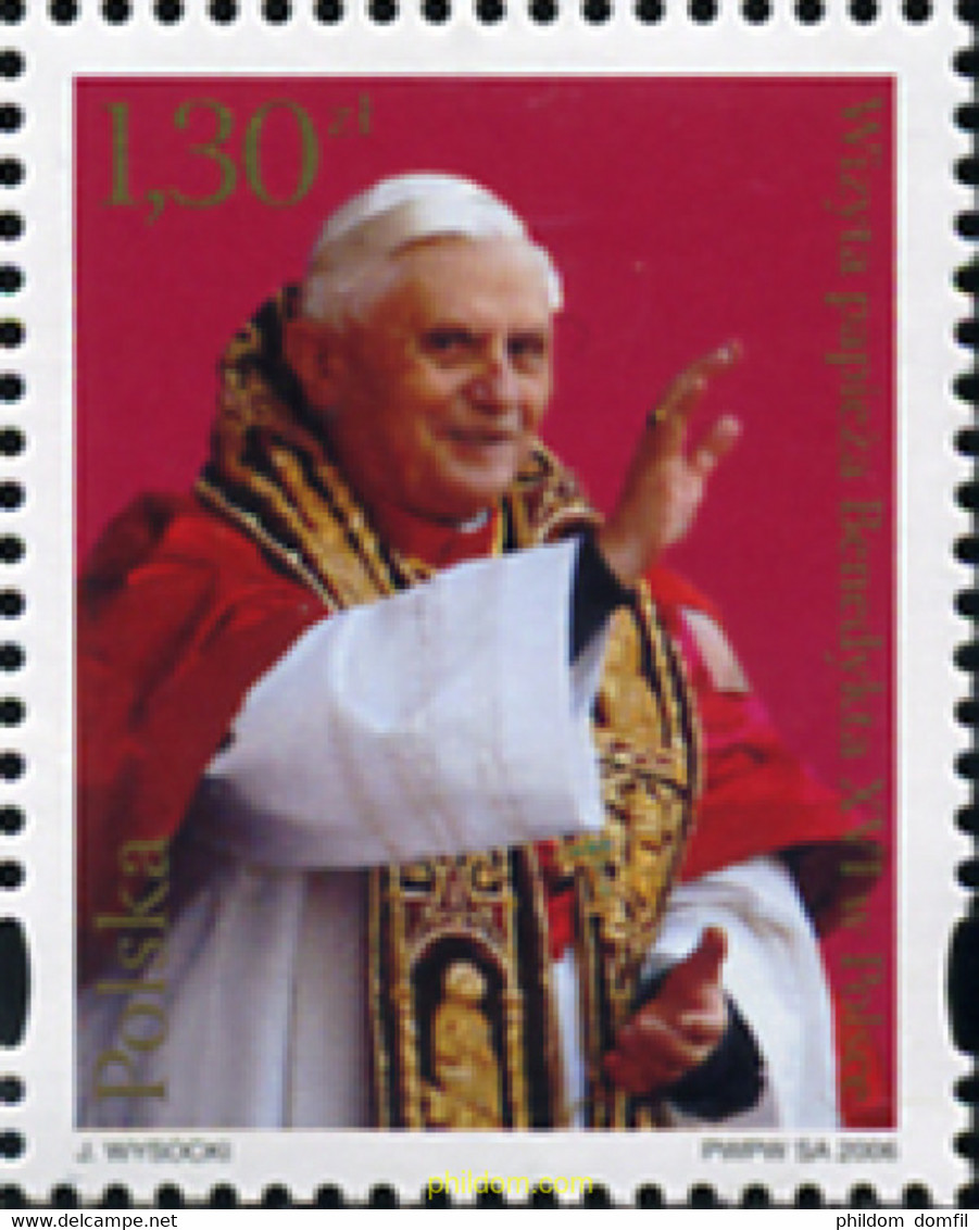 199472 MNH POLONIA 2006 VISITA DEL PAPA BENEDICTO XVI A POLONIA - Non Classificati