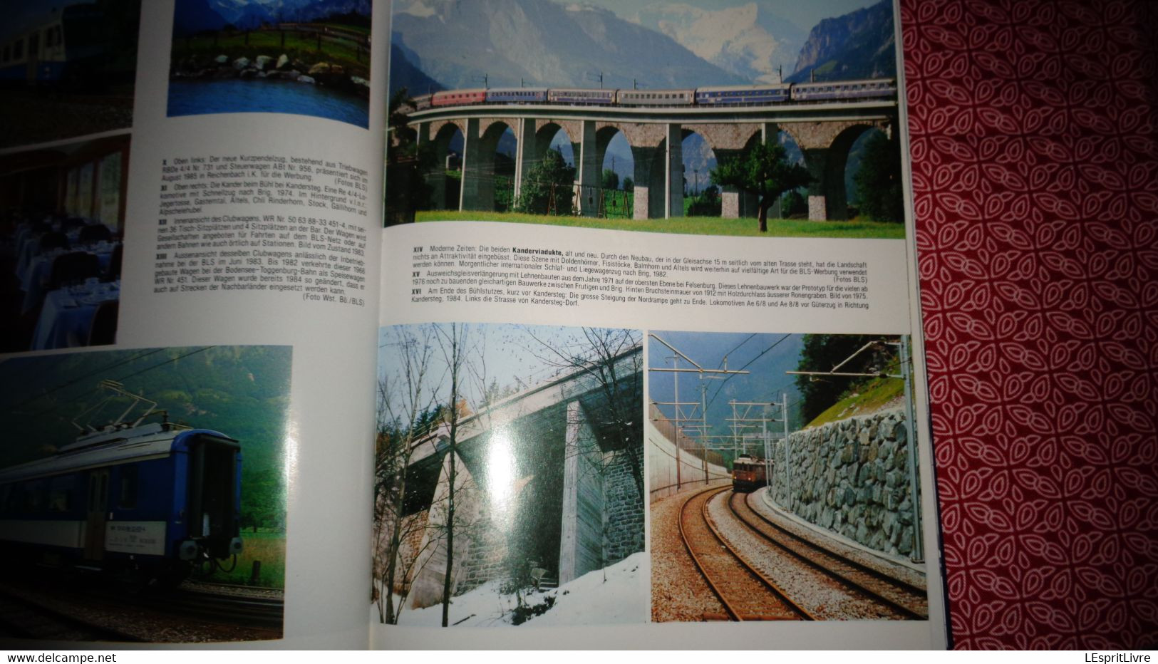 75 JAHRE BLS Lötschbergbahn Bergstrecke Switzerland Suisse Chemins de Fer Suisse Railway Swiss Alps Eisenbahn Spiez