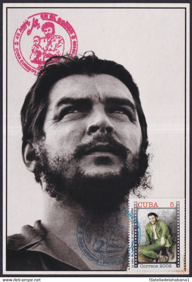 TMA-741 CUBA 2005 MAXIM CARD SPECIAL CANCEL ERNESTO CHE GUEVARA IN CONGO. - Cartes-maximum