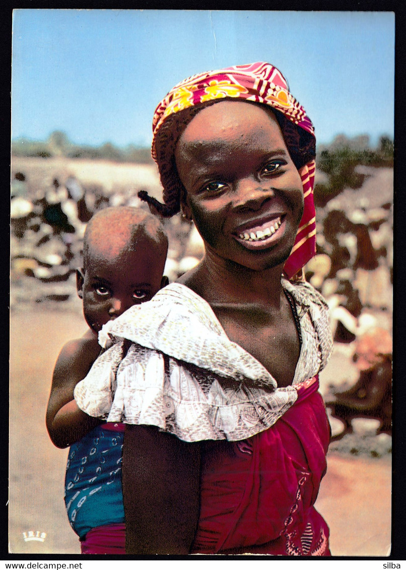 Ivory Coast, Cote D'Ivore 1970 / Jeune Maman, Young Mammy With Child - Côte-d'Ivoire