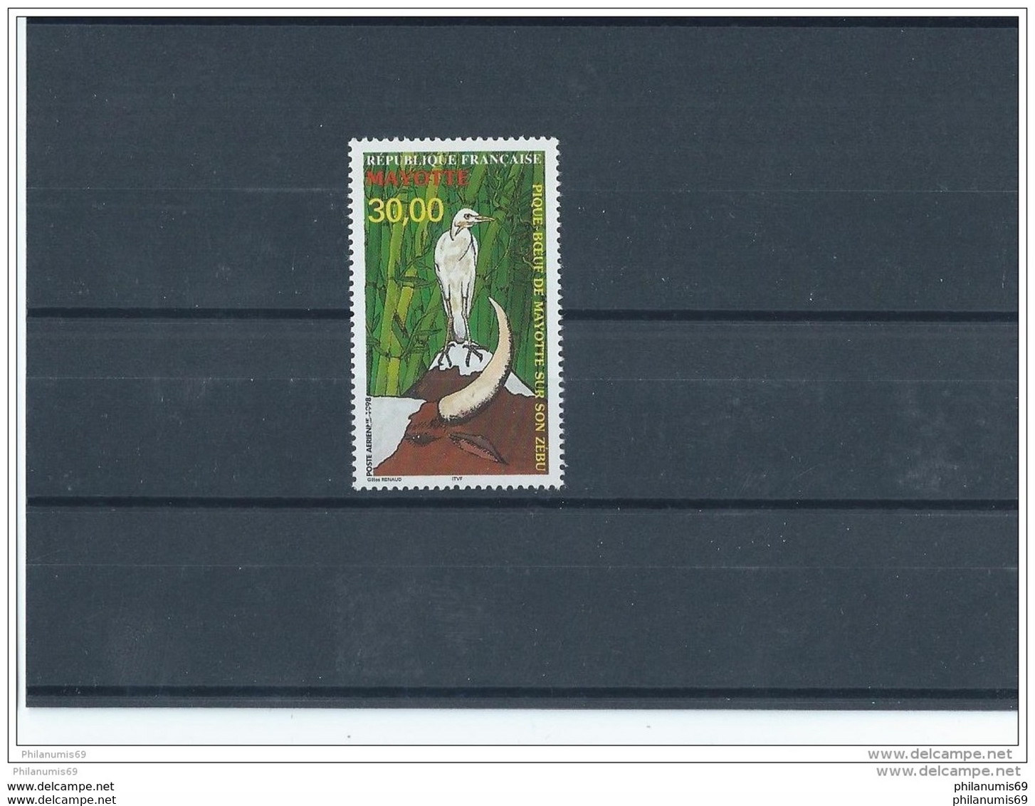 MAYOTTE 1998 - YT PA N° 3 NEUF SANS CHARNIERE ** (MNH) GOMME D'ORIGINE LUXE - Aéreo