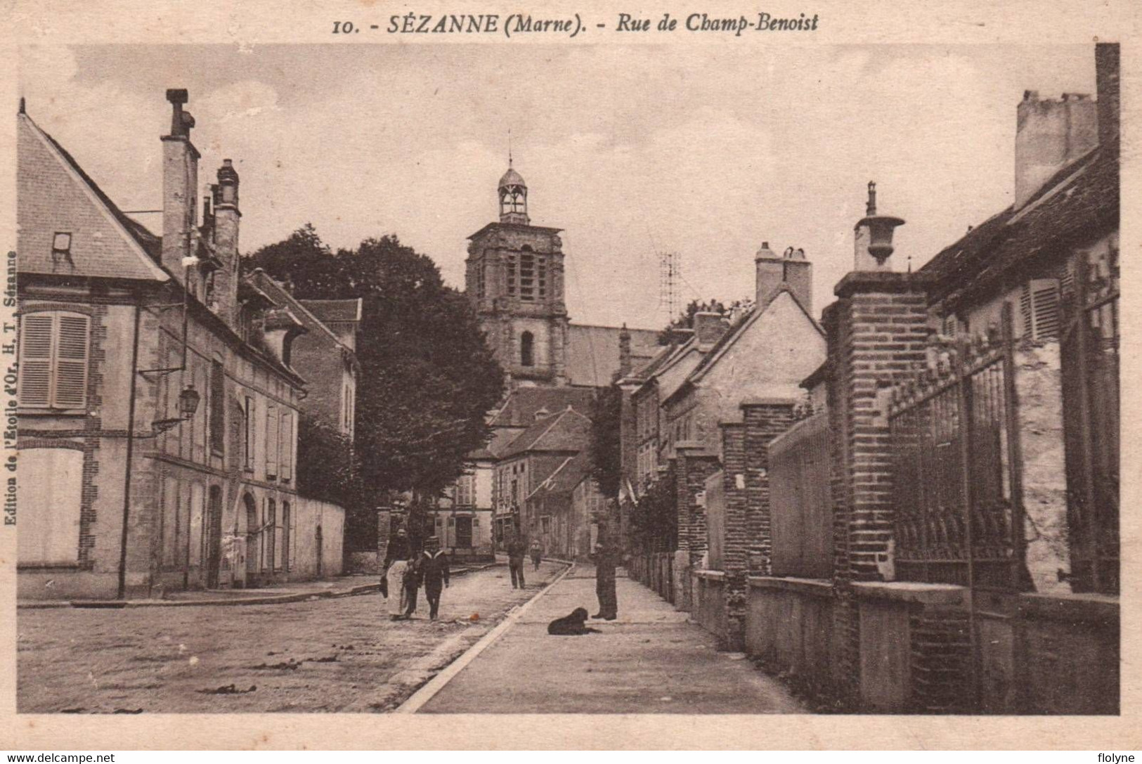 Sézanne - La Rue De Champ Benoist - Sezanne