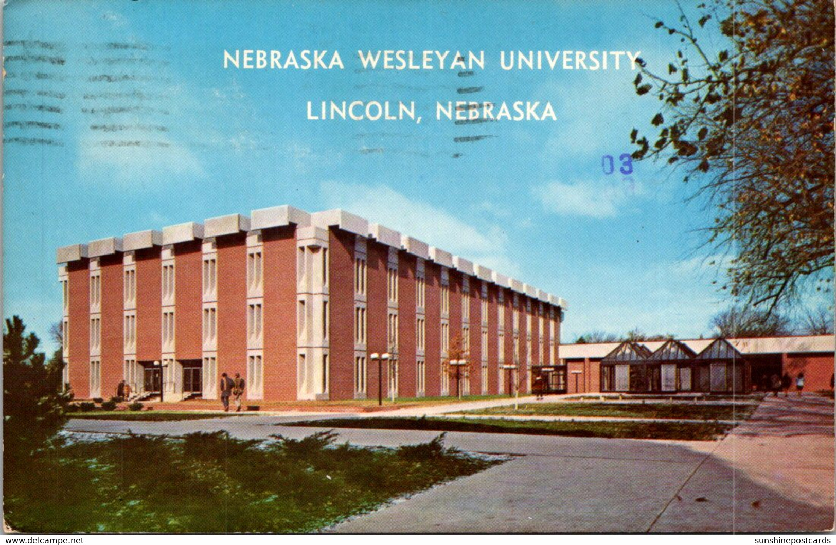 Nebraska Lincoln Olin Hall Of Science Nebraska Wesleyan University 1975 - Lincoln