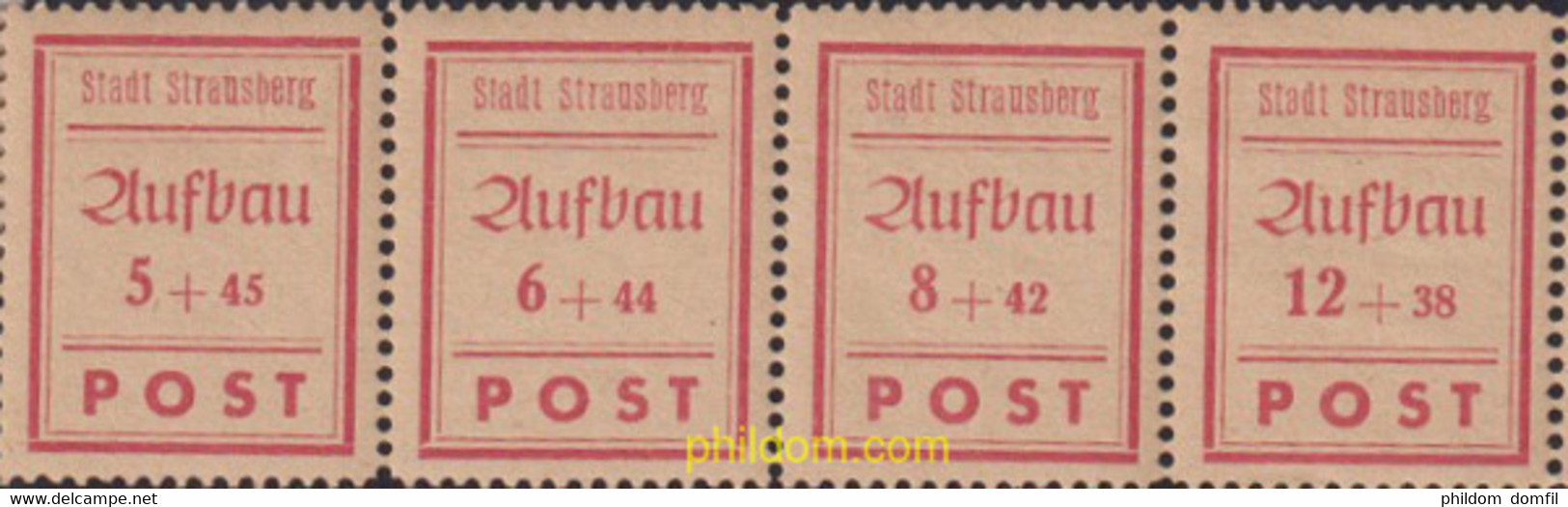 625617 MNH ALEMANIA 1946 STRAUSBERG - Postfris