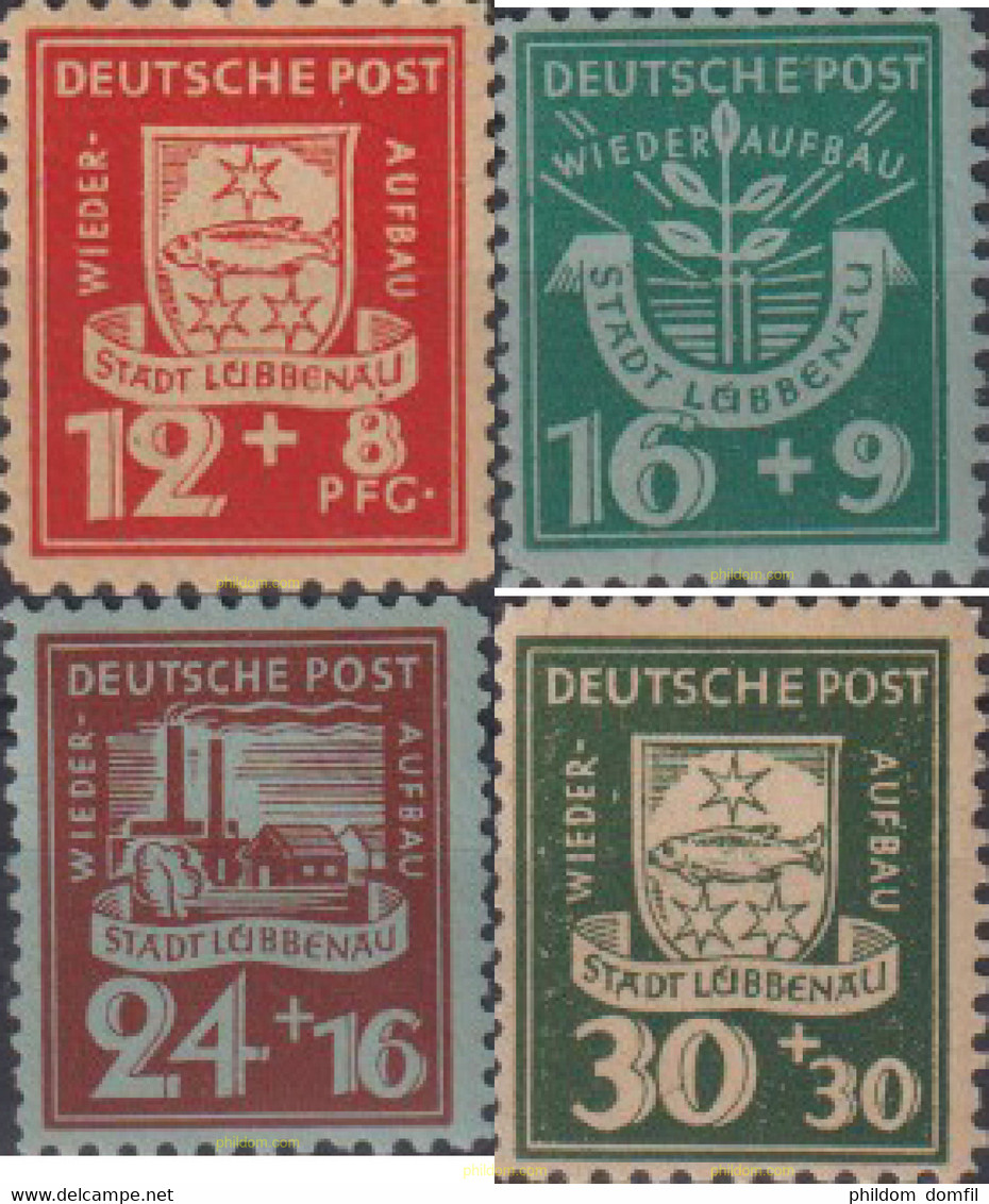 625874 MNH ALEMANIA 1946 LUBBENAU - Postfris