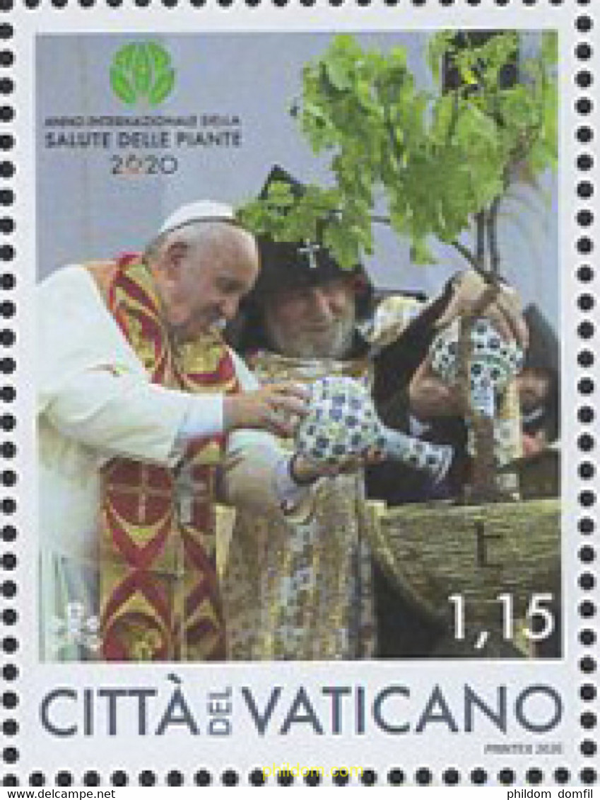 637675 MNH VATICANO 2020 AÑO INTERNACIONAL DE LA SANIDAD VEGETAL - Gebraucht