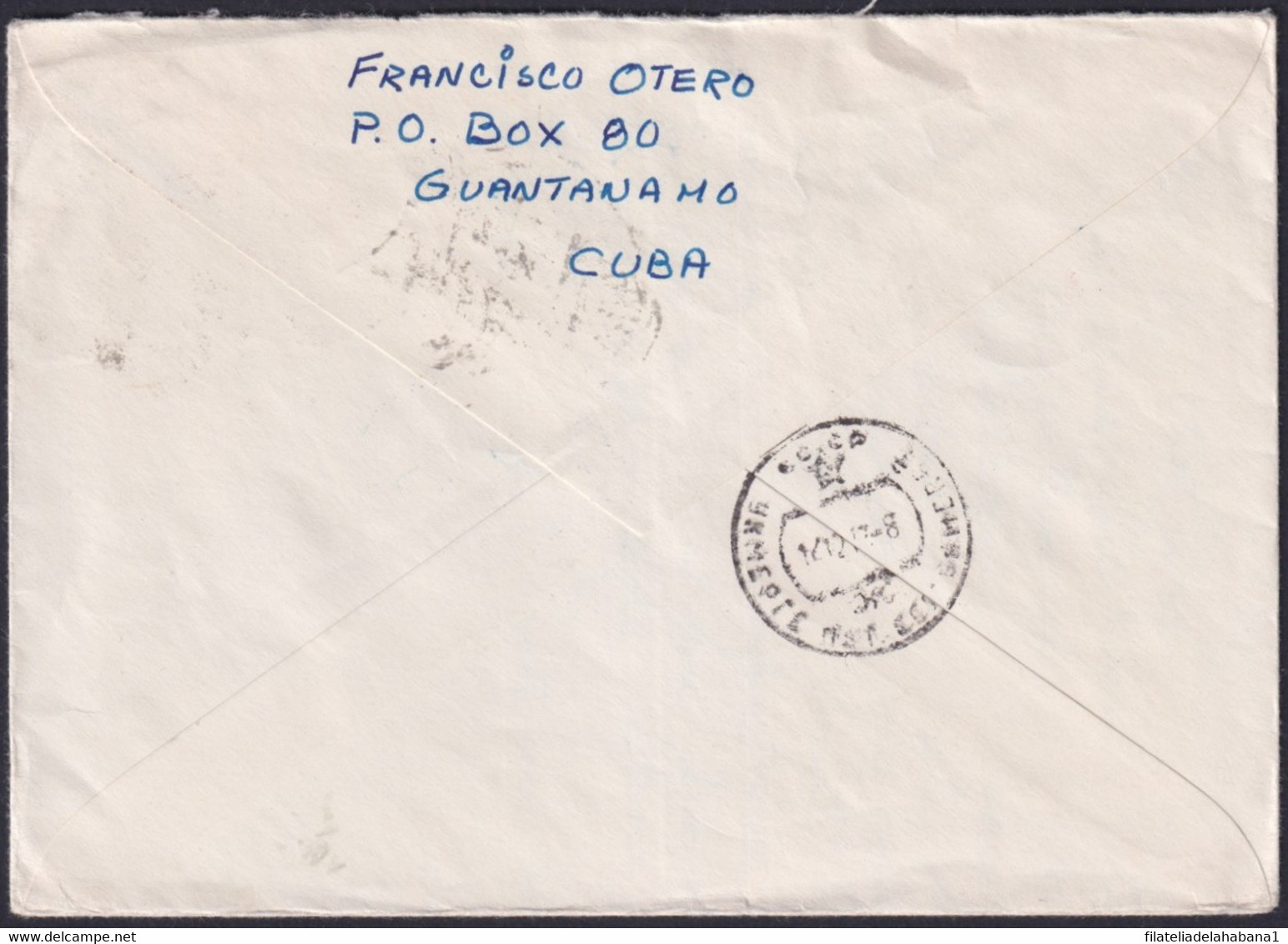 1973-EP-37 CUBA 1973 3c USED POSTAL STATIONERY COVER TRINIDAD GUANTANAMO TO RUSSIA. - Sonstige & Ohne Zuordnung