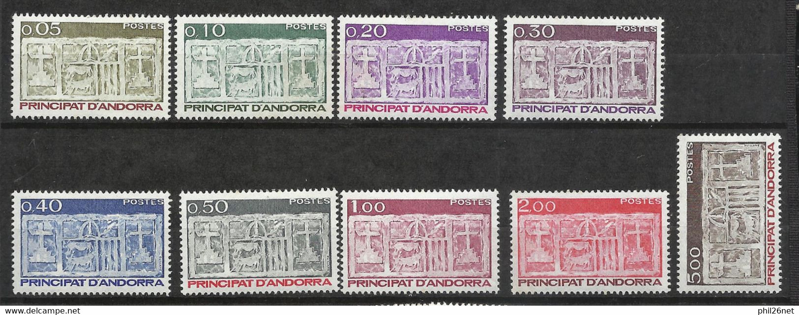 Andorre     N° 316   à  324      Neufs    * *  B/TB  Voir Scans  Soldé ! ! ! - Unused Stamps