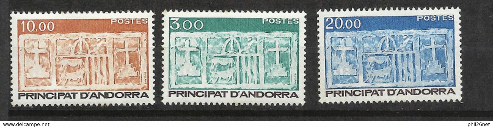 Andorre  N° 335   à  337    Neufs    * *  B/TB  Voir Scans  Soldé     20 % De Moins Que La Faciale   ! ! ! - Unused Stamps