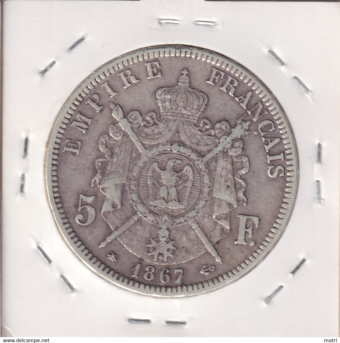 France 5 Francs 1867 - 5 Francs