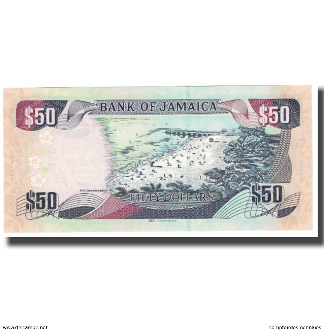 Billet, Jamaica, 50 Dollars, 2013, 2013-06-01, KM:89, NEUF - Jamaica