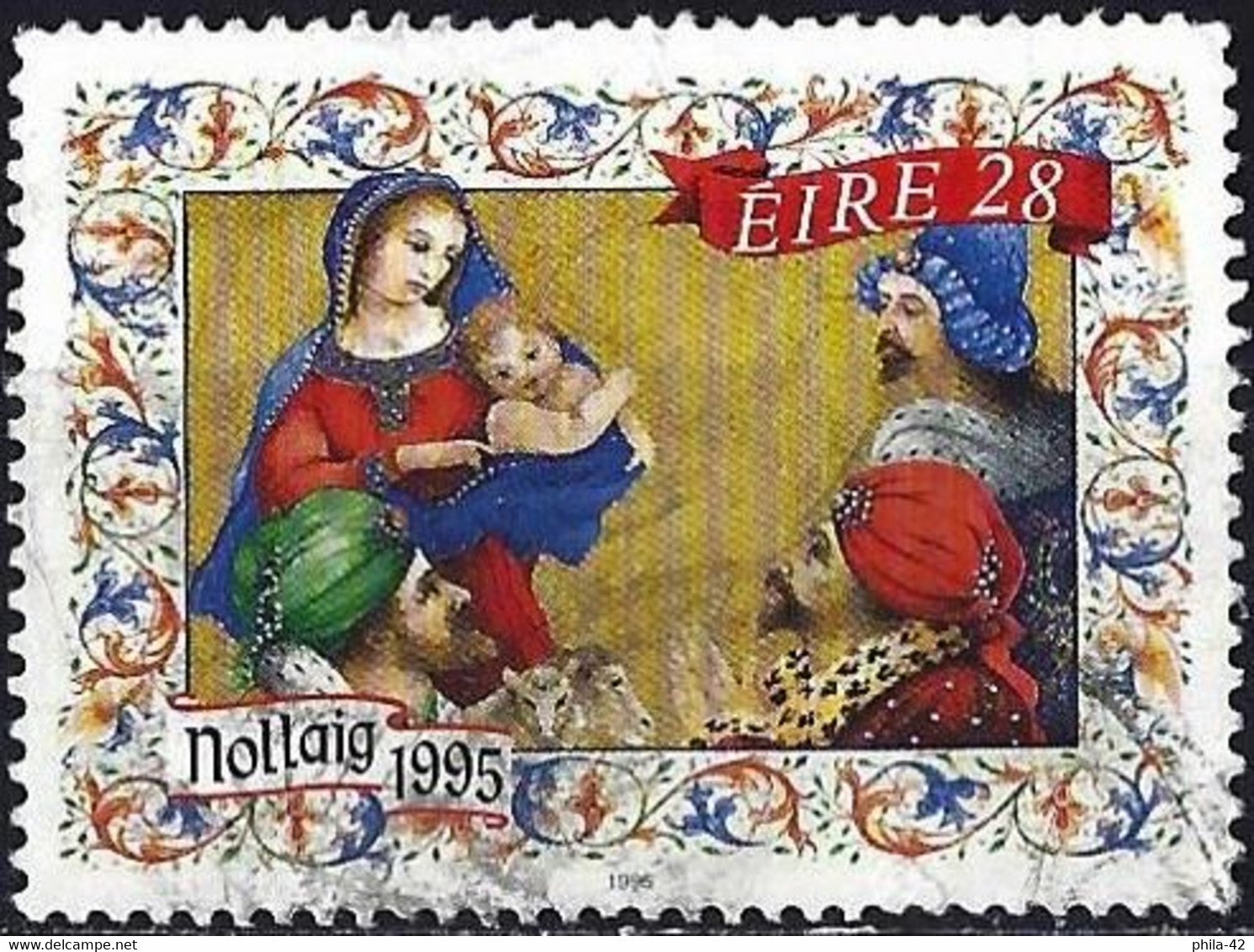 Ireland 1995 - Mi 922 - YT 928 ( Christmas : Madonna & Child ) - Used Stamps