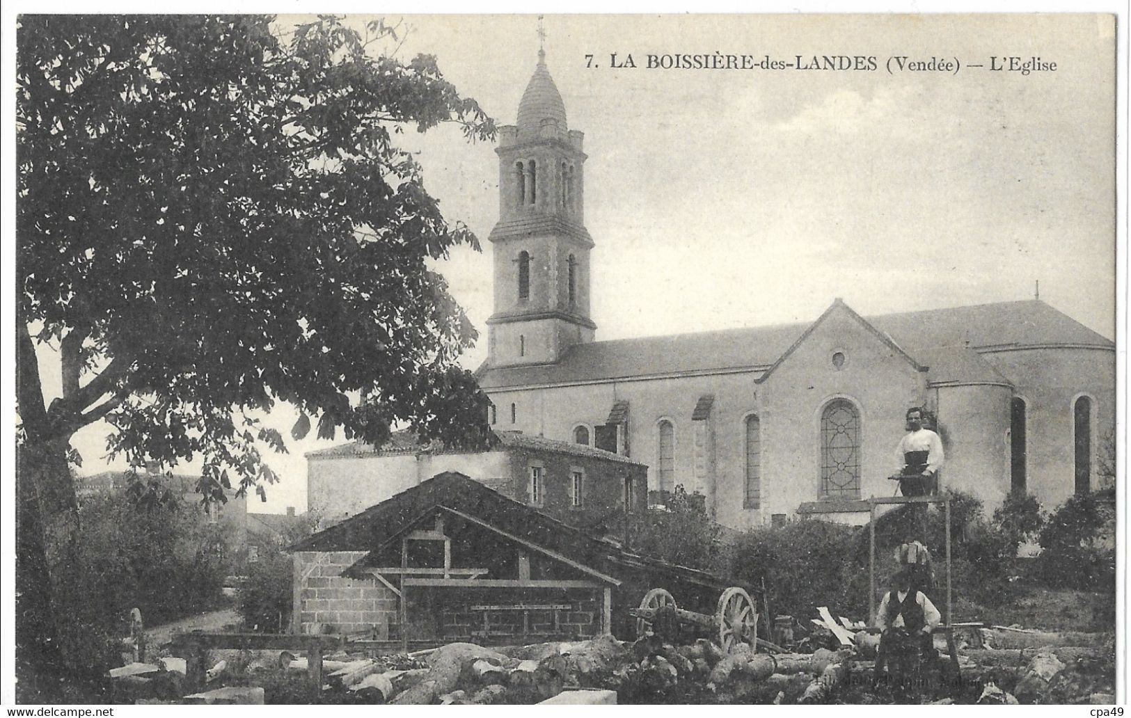 85     LA  BOISSIERE - DES - LANDES   L' EGLISE - Otros & Sin Clasificación