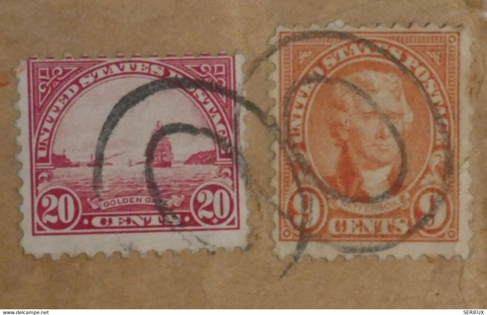 BL8 ETATS UNIS  SUR FRAGMENT  LETTRE   1900 POUR PARIS FRANCE ++ AFFR.INTERESSANT ++ - Lettres & Documents