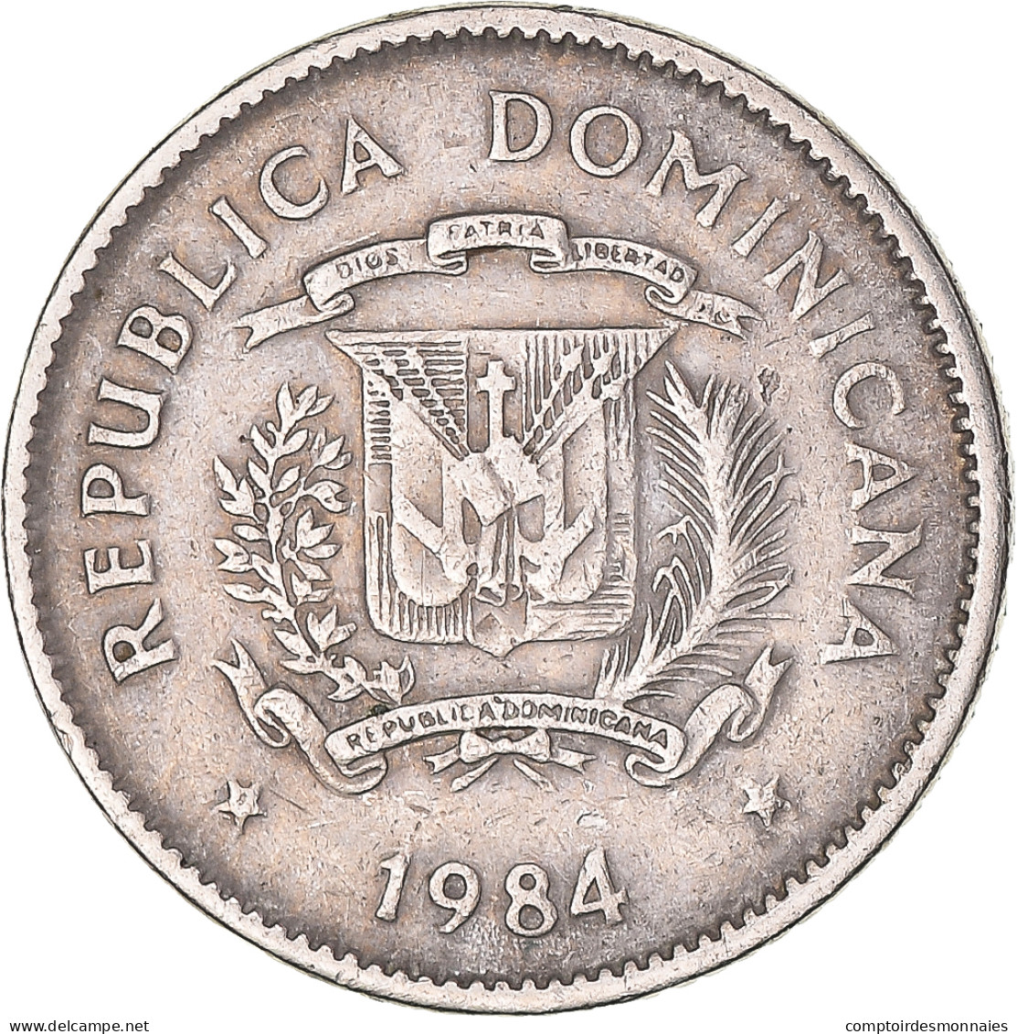Monnaie, République Dominicaine, 10 Centavos, 1984 - Dominikanische Rep.