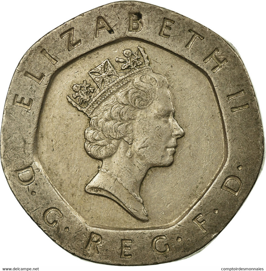 Monnaie, Grande-Bretagne, Elizabeth II, 20 Pence, 1992, TTB, Copper-nickel - 20 Pence