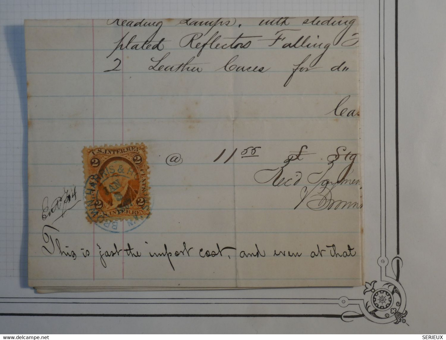 BL8 ETATS UNIS  BELLE   LETTRE CURIOITé  1867  NEW YORK  +2C  + AFFR. INTERESSANT ++ - Lettres & Documents