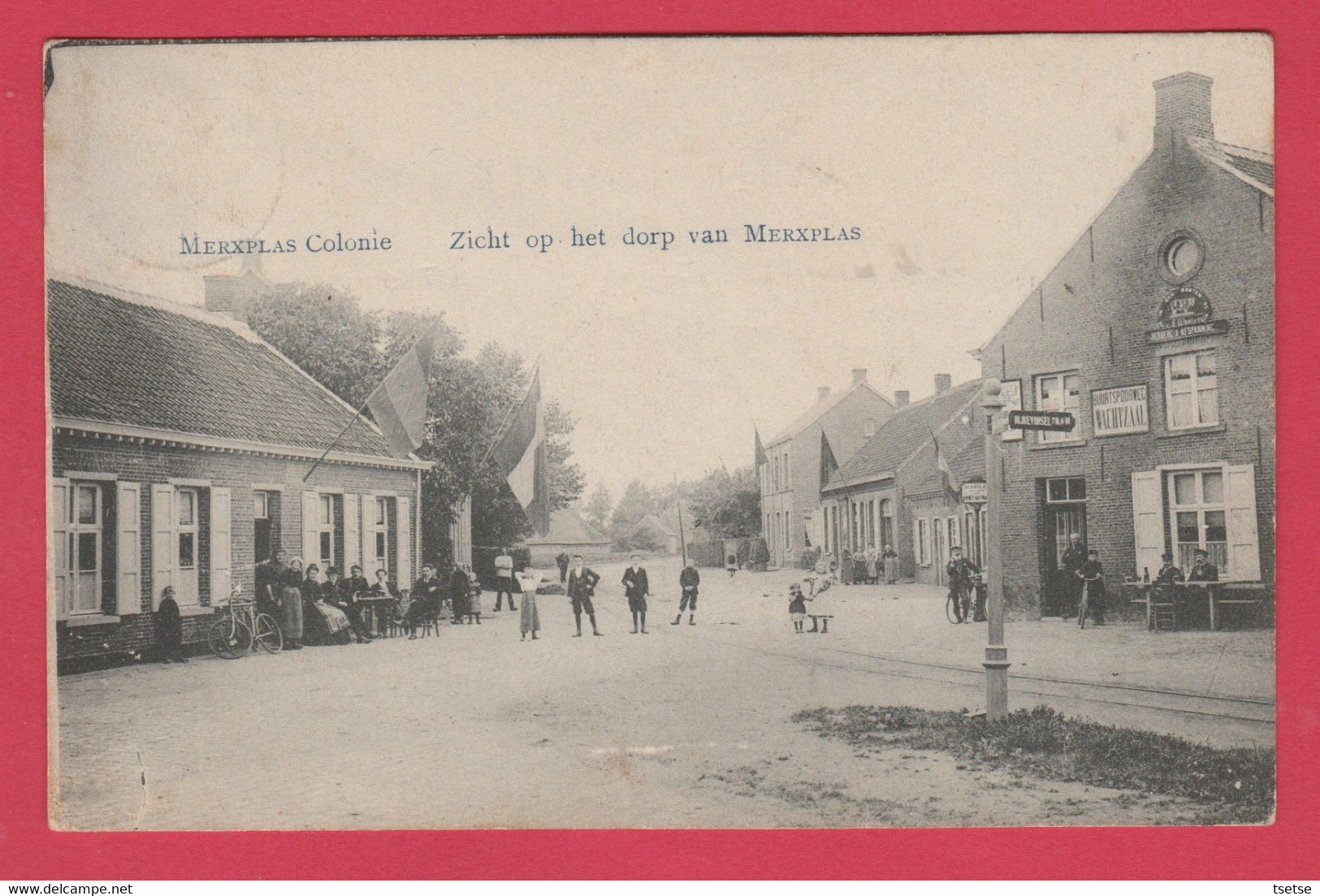 Merksplas - Zicht Op Het Dorp Van Merxplas ... Geanimeerd - 1910 ( Verso Zien ) - Merksplas