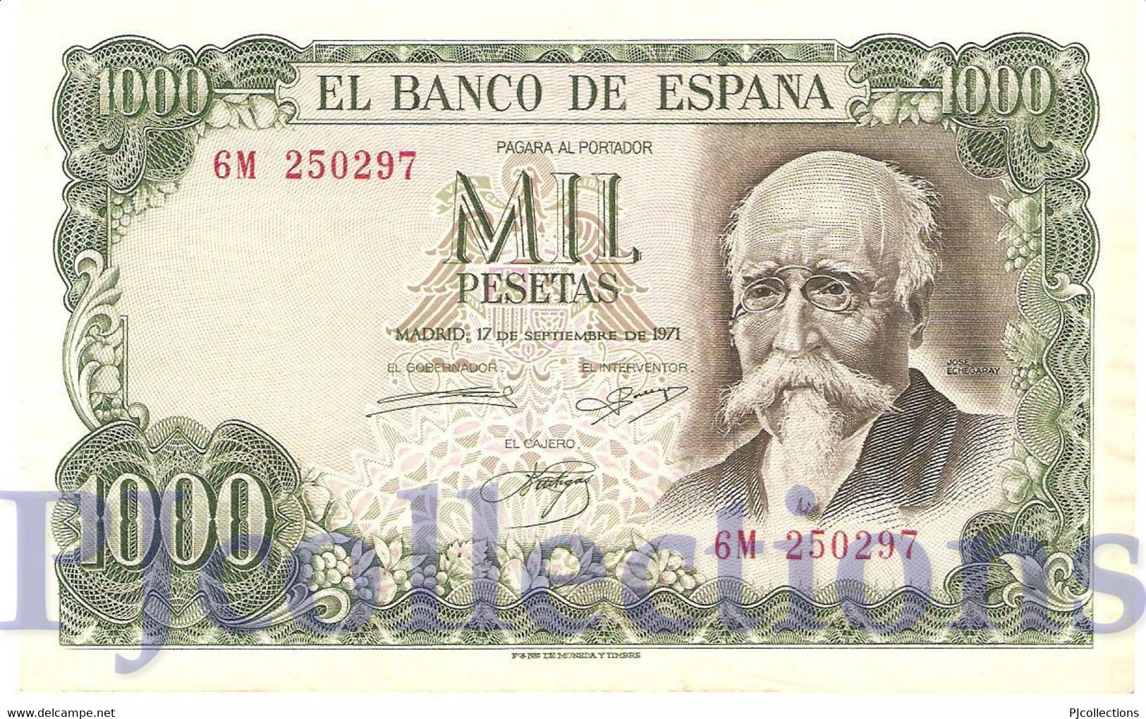 SPAIN 1000 PESETAS 1971 PICK 154 XF+ - 1000 Peseten