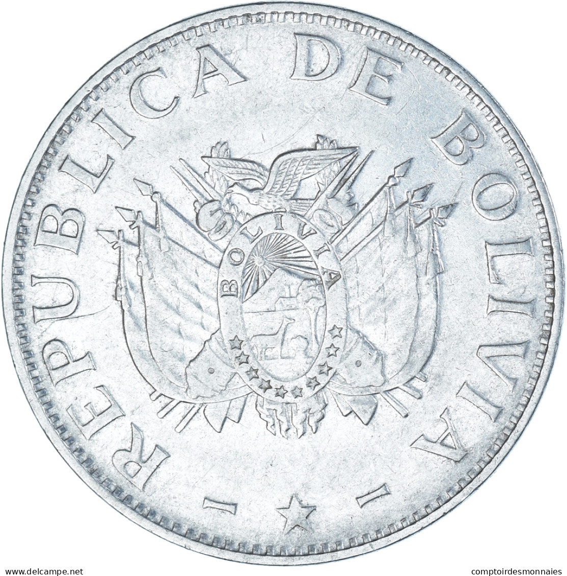 Monnaie, Bolivie, Boliviano, 1997 - Bolivie