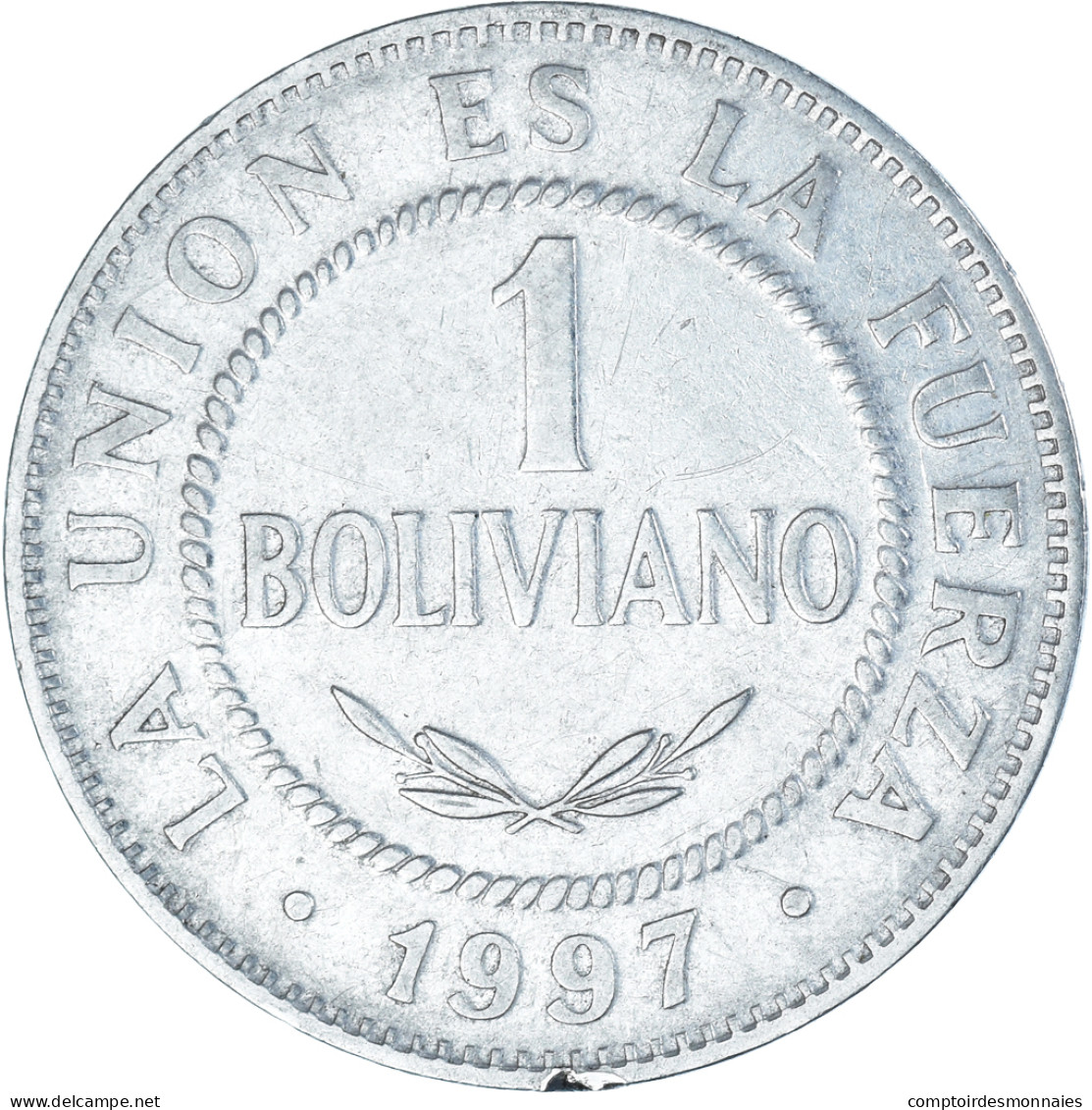 Monnaie, Bolivie, Boliviano, 1997 - Bolivie