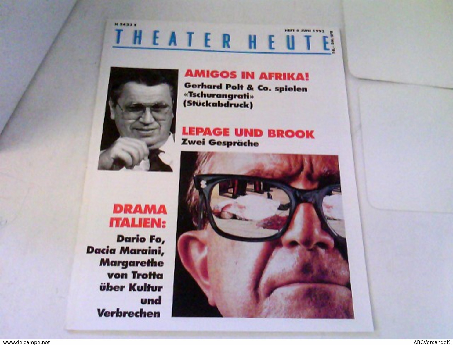 THEATER HEUTE 1993 Heft 06 - Theater & Tanz