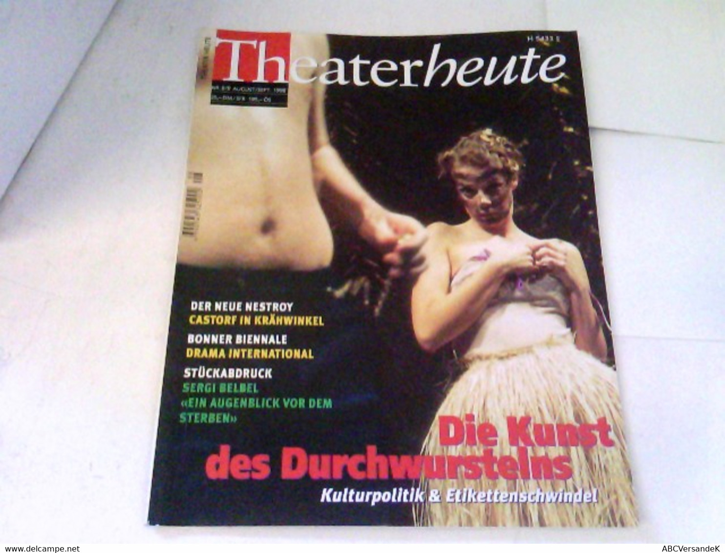 THEATER HEUTE 1998 Heft 08/09 - Théâtre & Danse