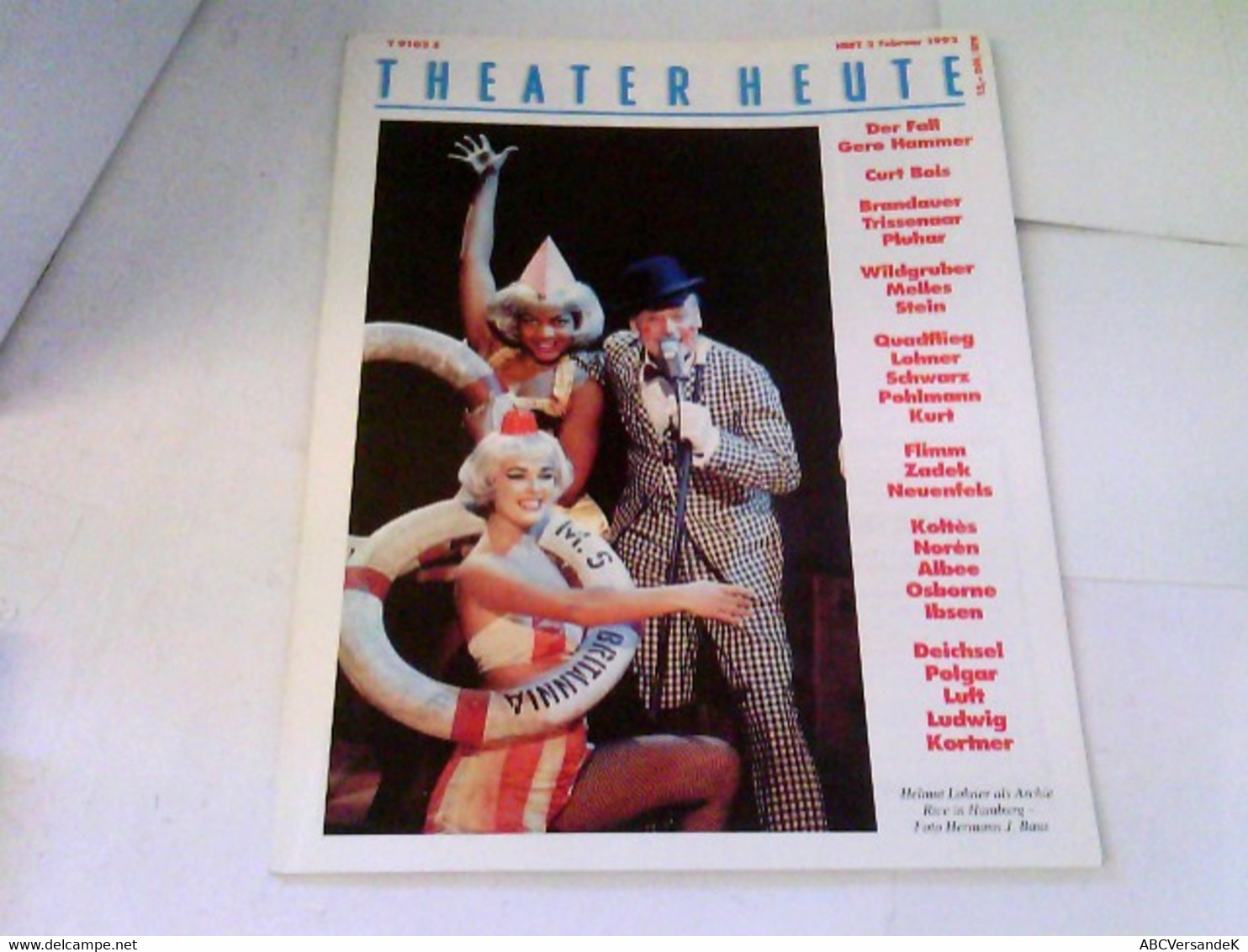 THEATER HEUTE 1992 Heft 02 - Theater & Tanz