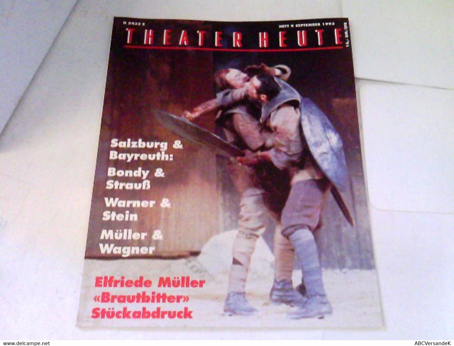THEATER HEUTE 1993 Heft 09 - Theater & Tanz