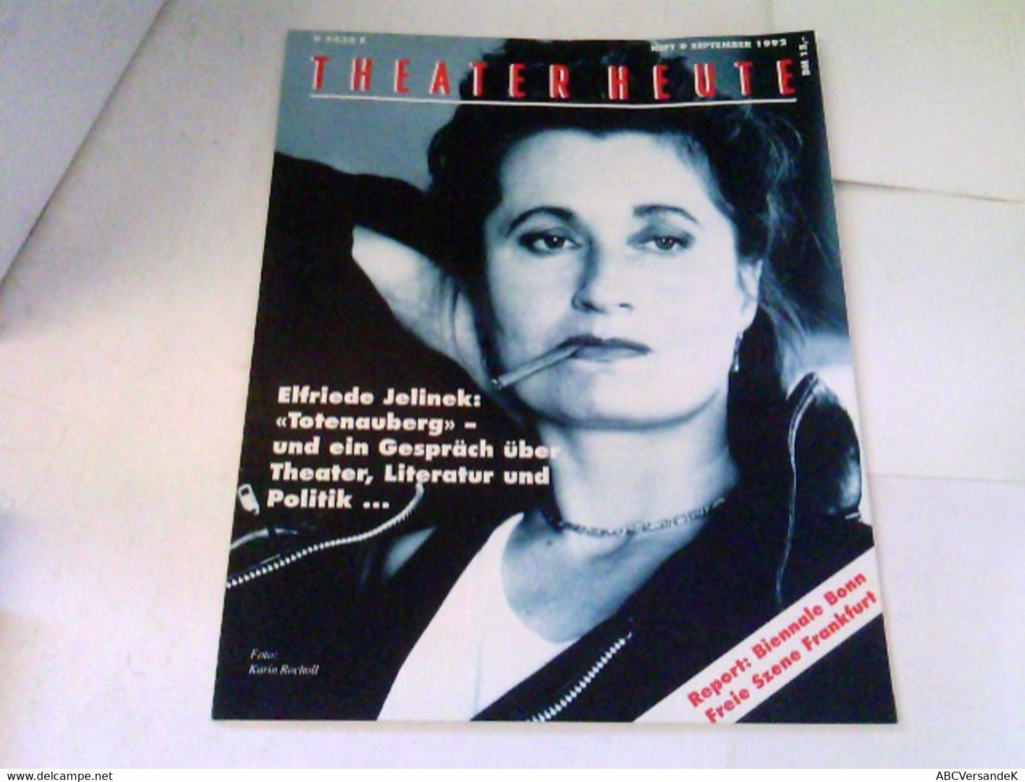 THEATER HEUTE 1992 Heft 09 - Theater & Tanz