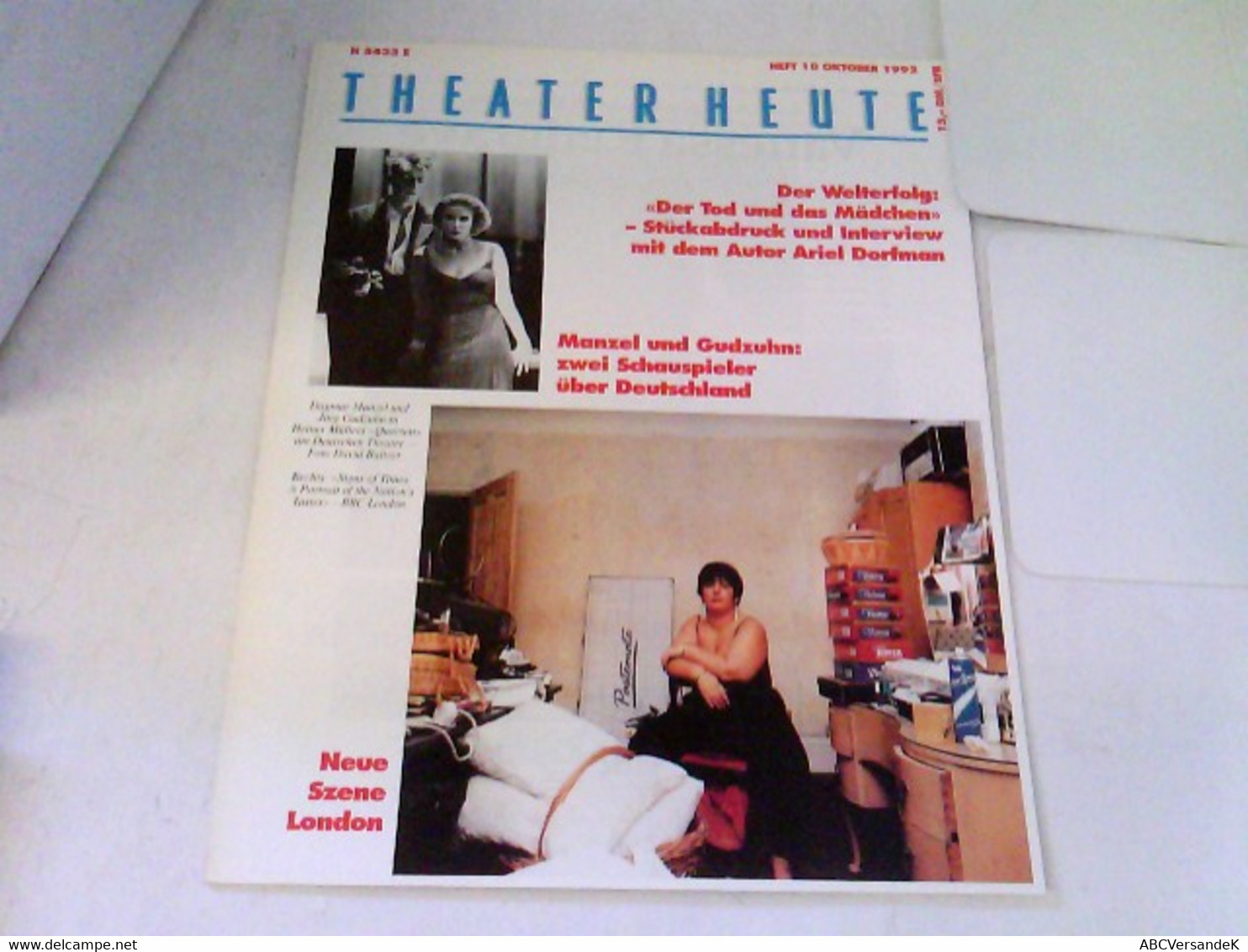 THEATER HEUTE 1992 Heft 10 - Theater & Tanz