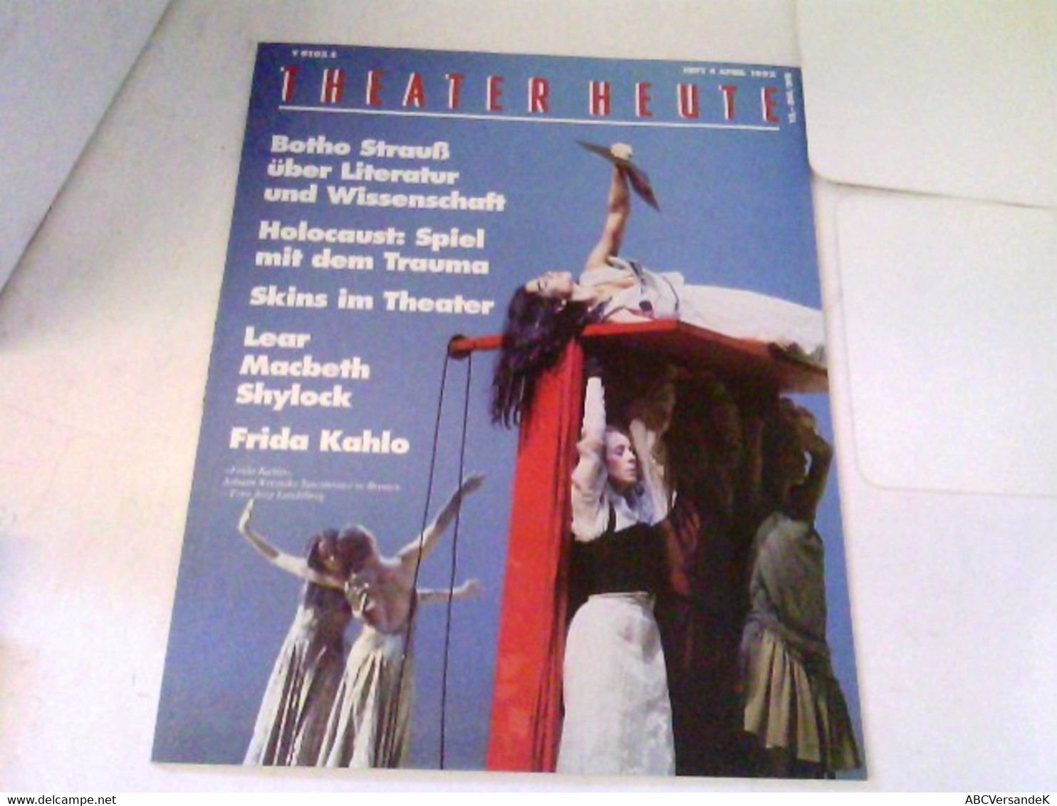 THEATER HEUTE 1992 Heft 04 - Theater & Tanz