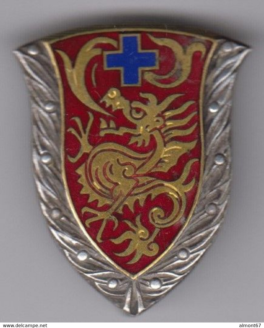 Service Vétérinaire E E.O. - - Insigne émaillé  Drago O.Métra Déposé G.867 - Medical Services