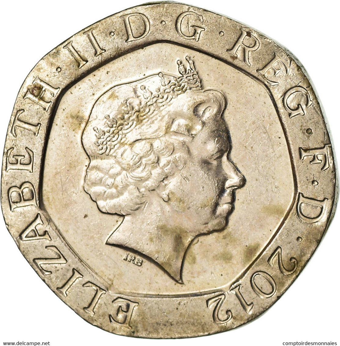 Monnaie, Grande-Bretagne, Elizabeth II, 20 Pence, 2012, TTB, Copper-nickel - 20 Pence