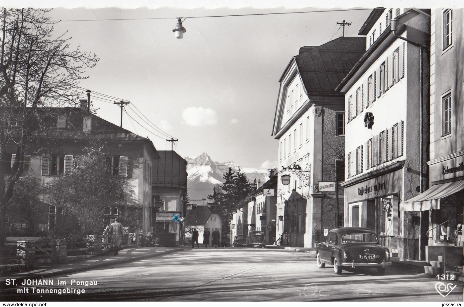 AK - St. Johann Im Pongau - Ortsansicht - 1950 - St. Johann Im Pongau