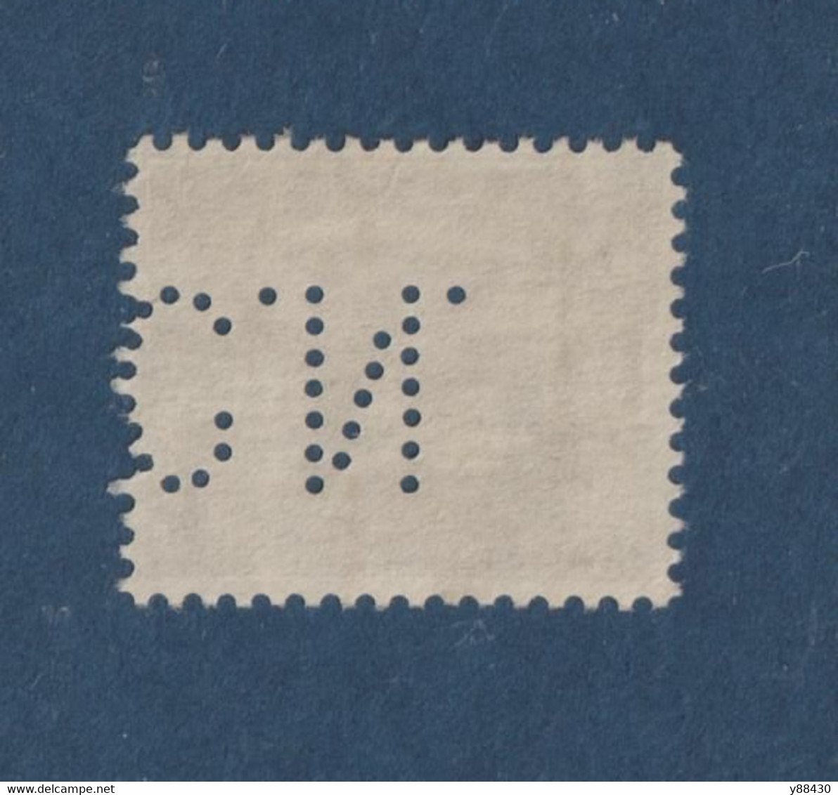 298 De 1934 - Timbre PERFORÉ . C.N - Oblitéré - Type PAIX . Surchargé 50c Sur 1f.25 - Olive (287) - 3 Scannes - Oblitérés