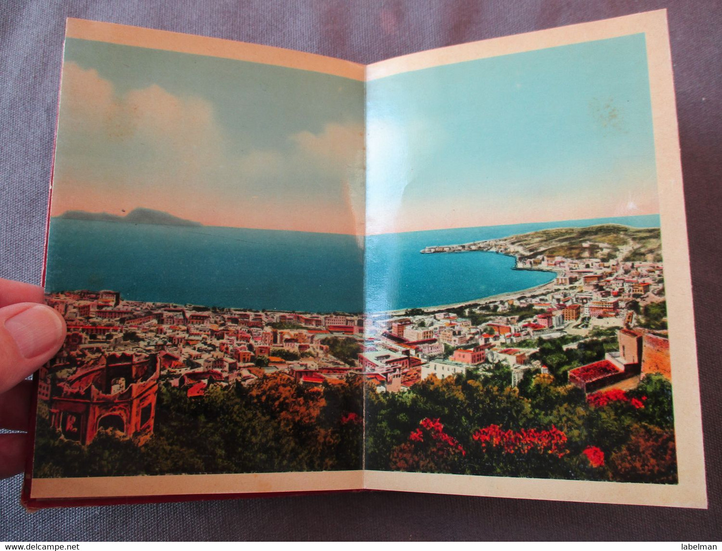 ITALY NAPOLI BOOKLET FOLDER SET BROCHURE MAP GUIDE KARTE CARD ANSICHTSKARTE POSTCARD CARTE POSTALE POSTKARTE PHOTO - Long Island