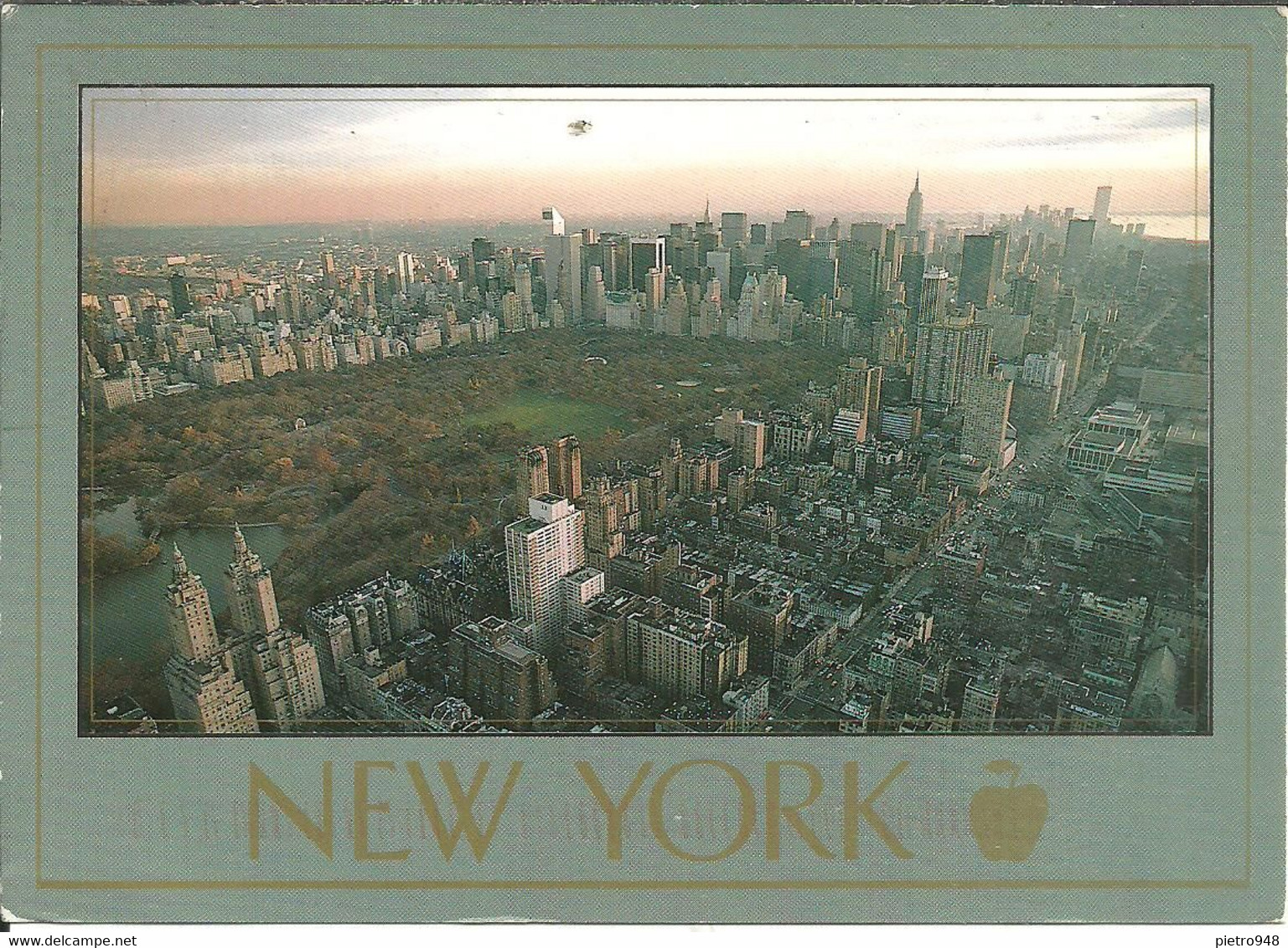 New York City (N.Y., USA) Central Park, Aerial View, Vue Aerienne, Veduta Aerea - Central Park