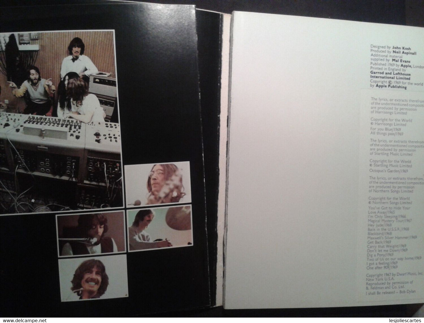 LES BEATLES ALBUM PHOTO JOHN KOSH ASPINALL EVANS EDITIONS APPLE PUBLISHING 1969 - Culture