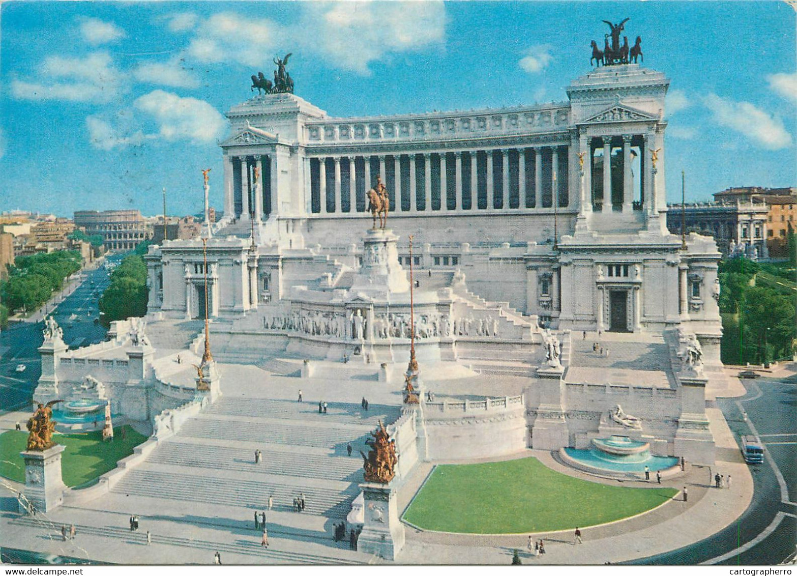 Italy Roma Altare Della Patria Postcard - Altare Della Patria