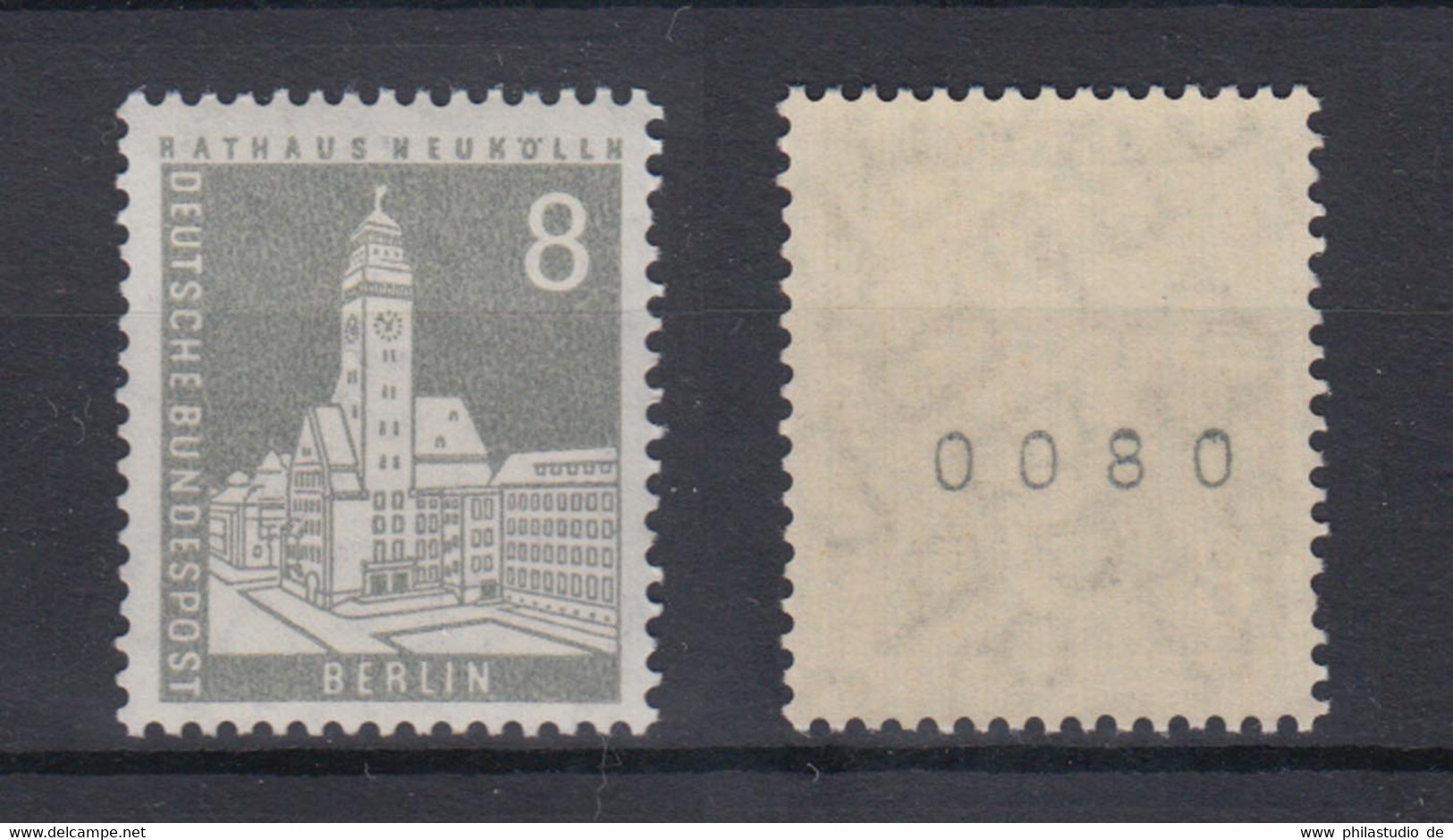 Berlin 143 Wv EZM Mit Gerader Nummer Berliner Stadtbilder 8 Pf Postfrisch  - Roller Precancels