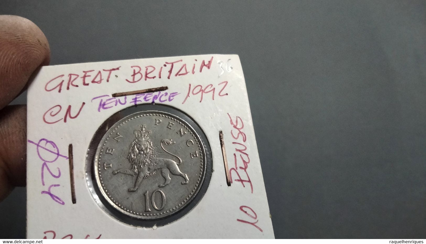 GREAT BRITAIN 10 PENCE 1992 KM# 938b (G#43-36) - 10 Pence & 10 New Pence