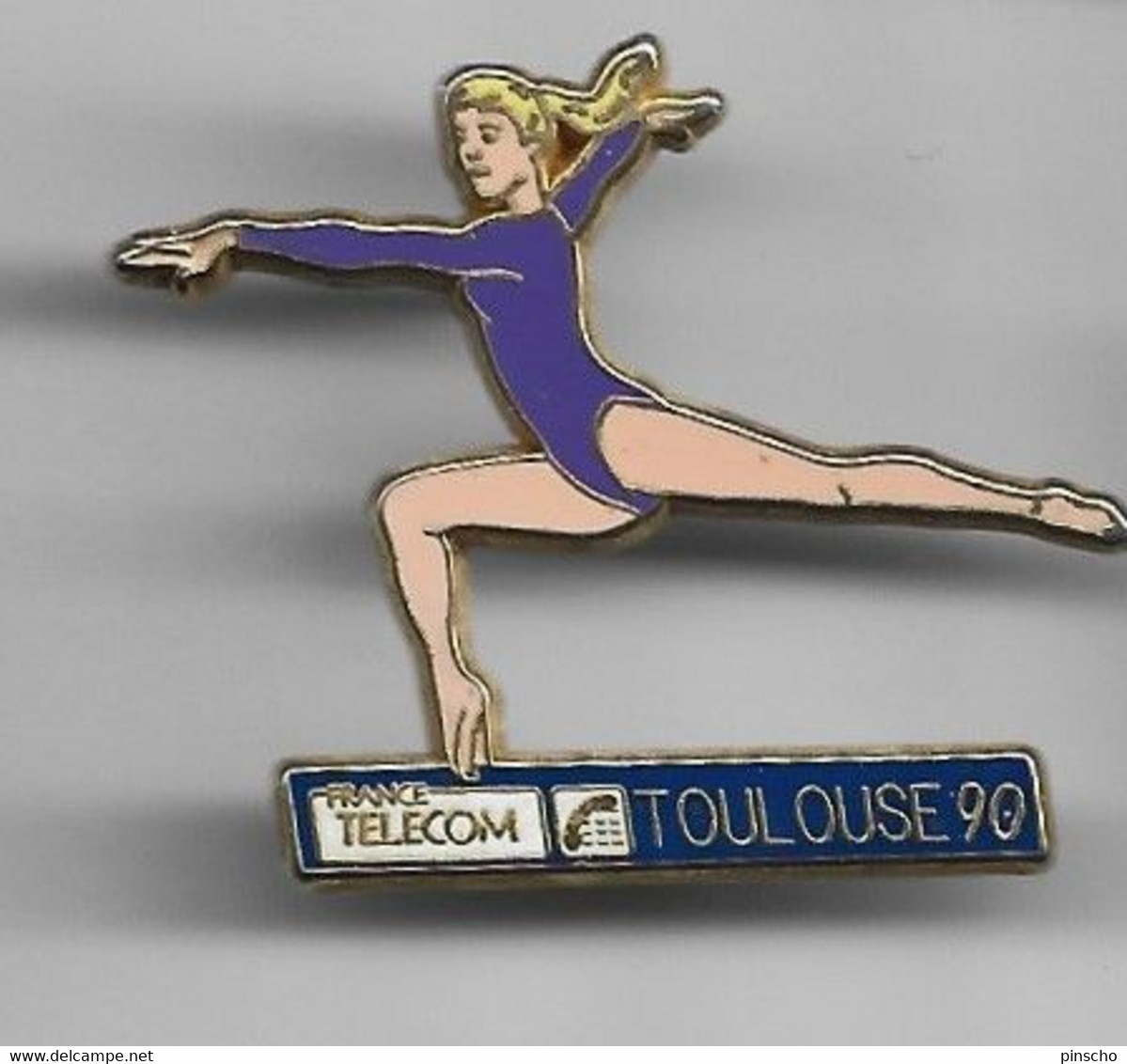 PIN'S GYMNASTIQUE TOULOUSE 90 SIGNE ARTHUS BERTRAND - Gymnastiek