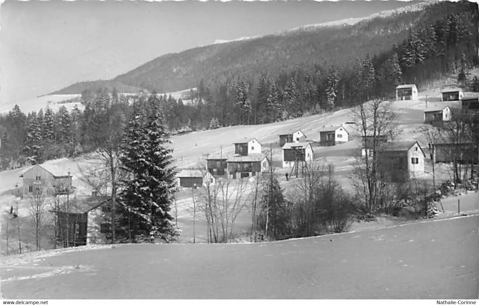 Montzofloz Sur La Roche Et La Berra - L'hiver - Remonte-pente - La Roche