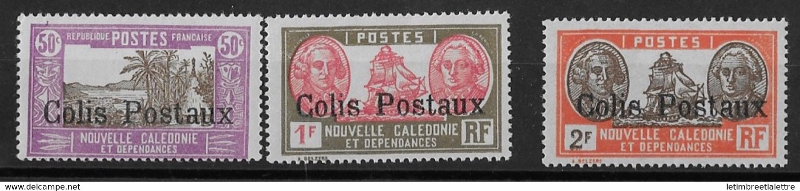 ⭐ Nouvelle Calédonie - Colis Postaux - YT N° 4 à 6 ** - Neuf Sans Charnière ⭐ - Unused Stamps