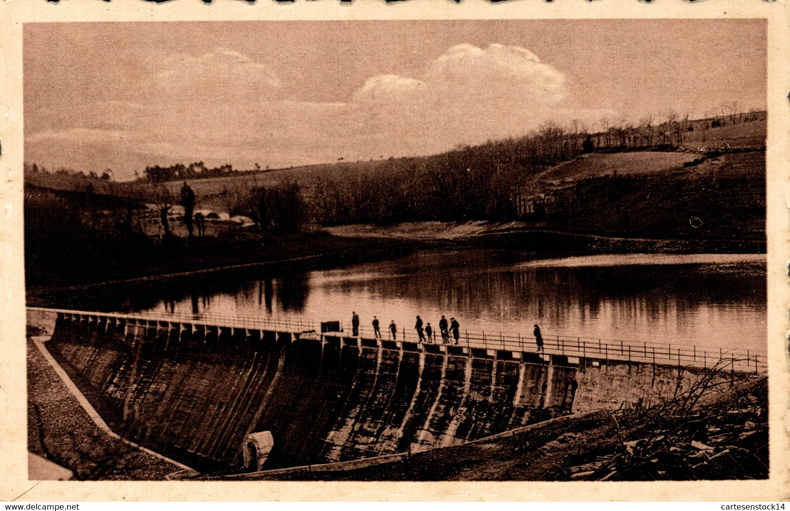 N°35955 Z -cpa Montredon Labessonnie- Barrage Dit De Bezan- - Montredon Labessonie