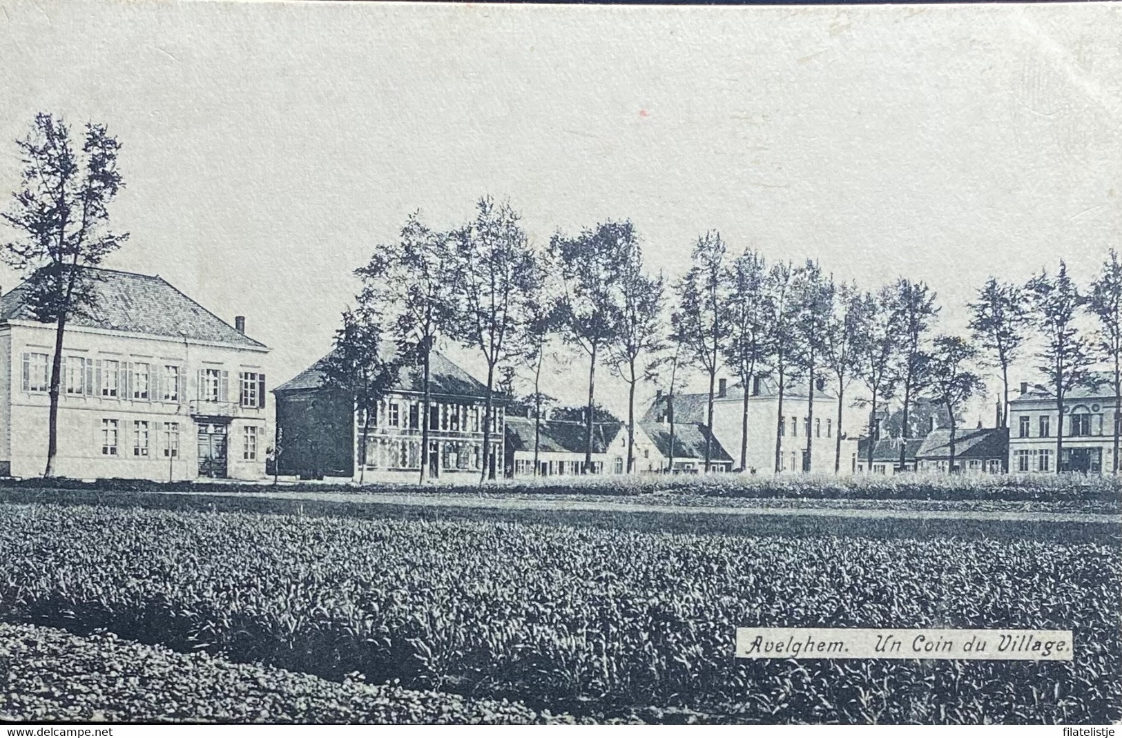 Avelgem Een Hoek Van Het Dorp Gelopen 1907 - Avelgem