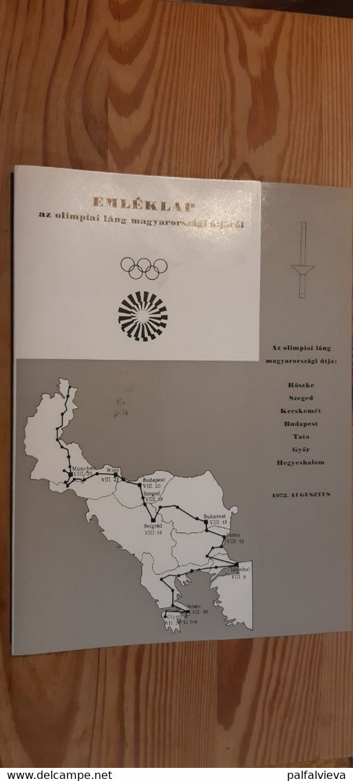 Stamps Set Hungary - Olympics München 1972. - Cartas & Documentos